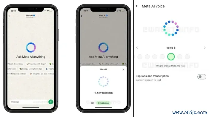 Fitur Mode Suara Meta AI di WhatsApp